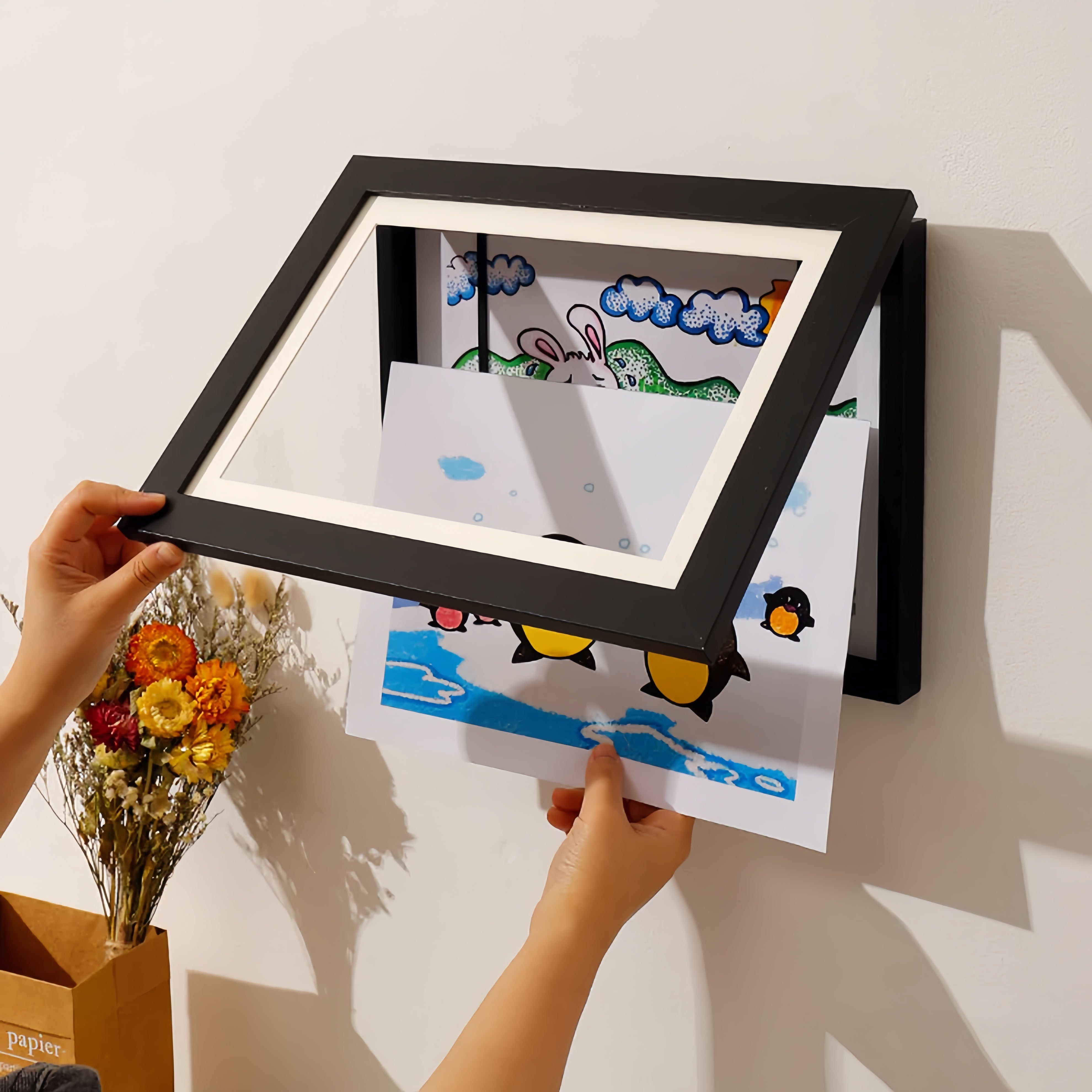 TimelessView - Kids Drawing Frame