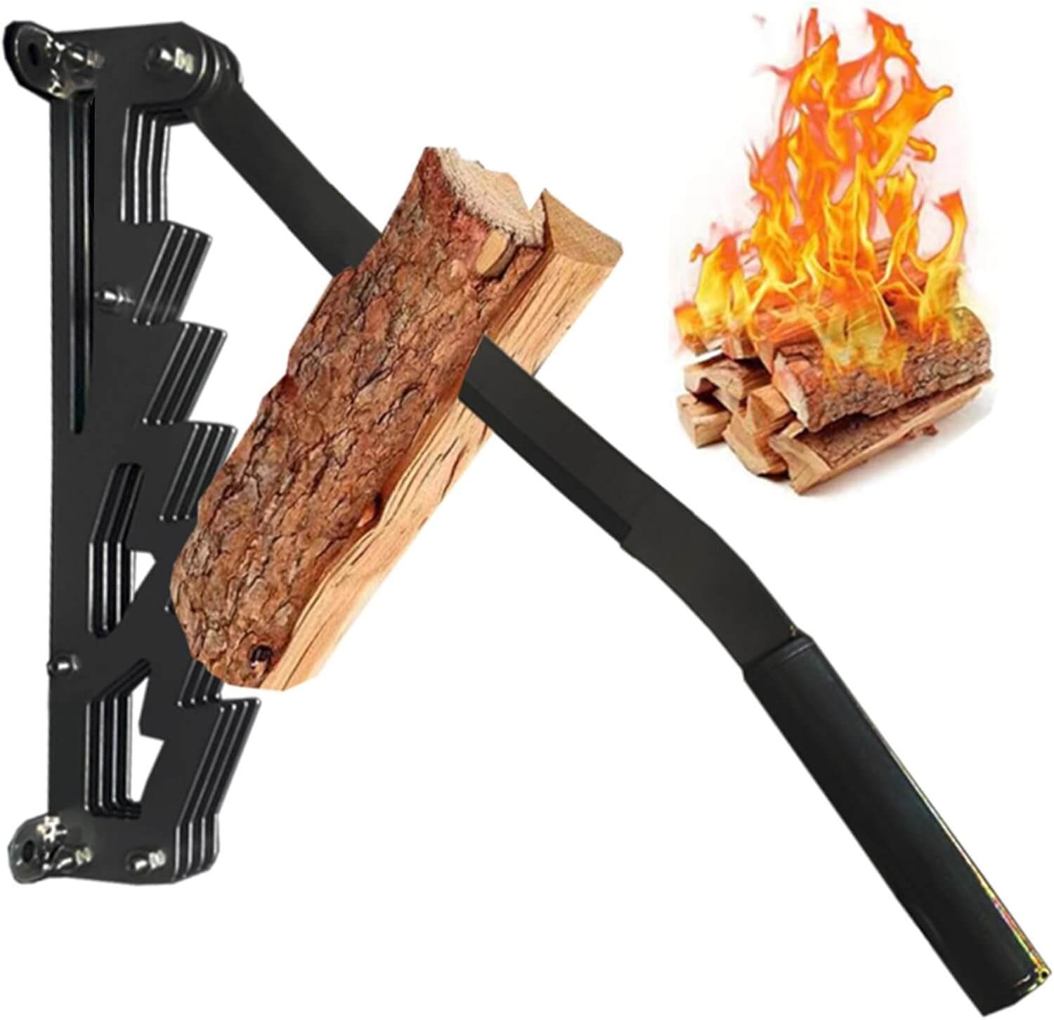SafeSplit™ Wall Mounted Firewood Kindling Splitter