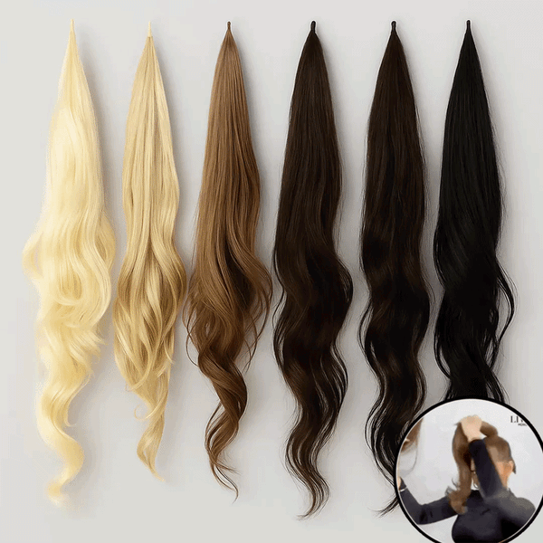 NovaPony Pferdeschwanz-Extension - Natürlicher Look & Gefühl (Kaufe 1, erhalte 1 GRATIS)