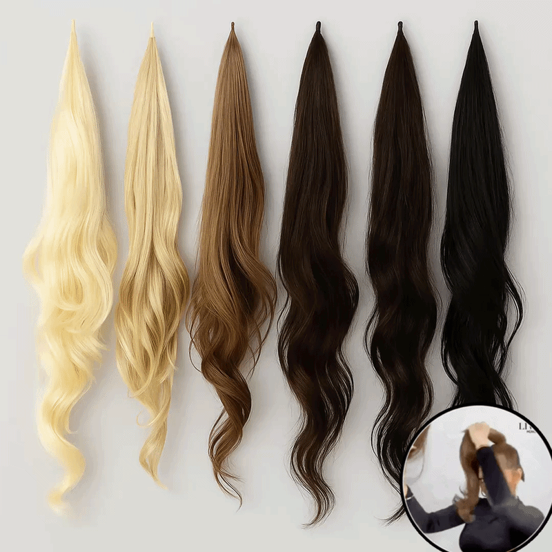 NovaPony Pferdeschwanz-Extension - Natürlicher Look & Gefühl (Kaufe 1, erhalte 1 GRATIS)