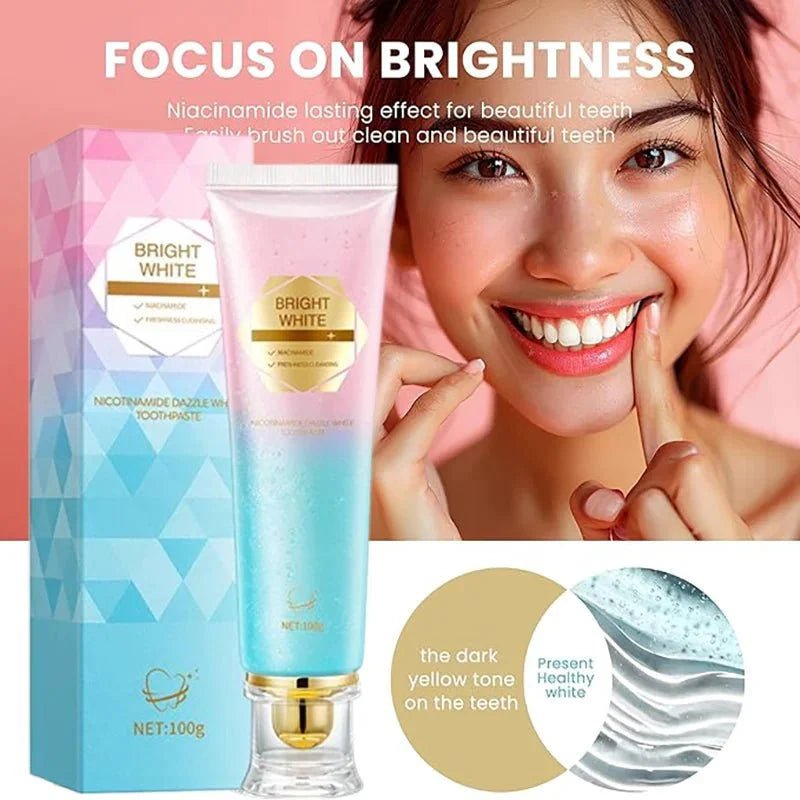 (1+1 FREE) WhiteAura™ Niacinamide Whitening Toothpaste - Lovitzo