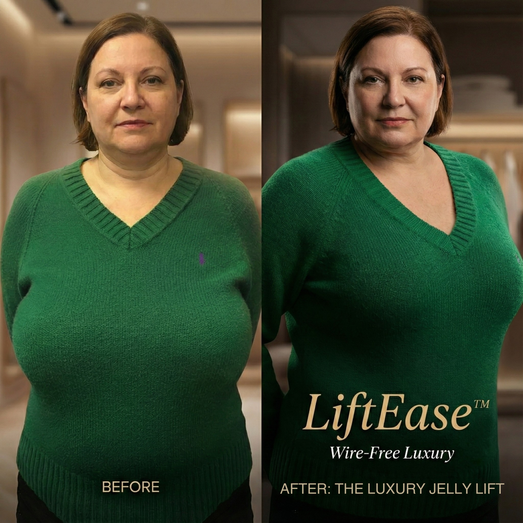 LiftEase™ Seamless Wire-Free Jelly Lift Bra for All-Day Comfort & Natural Support