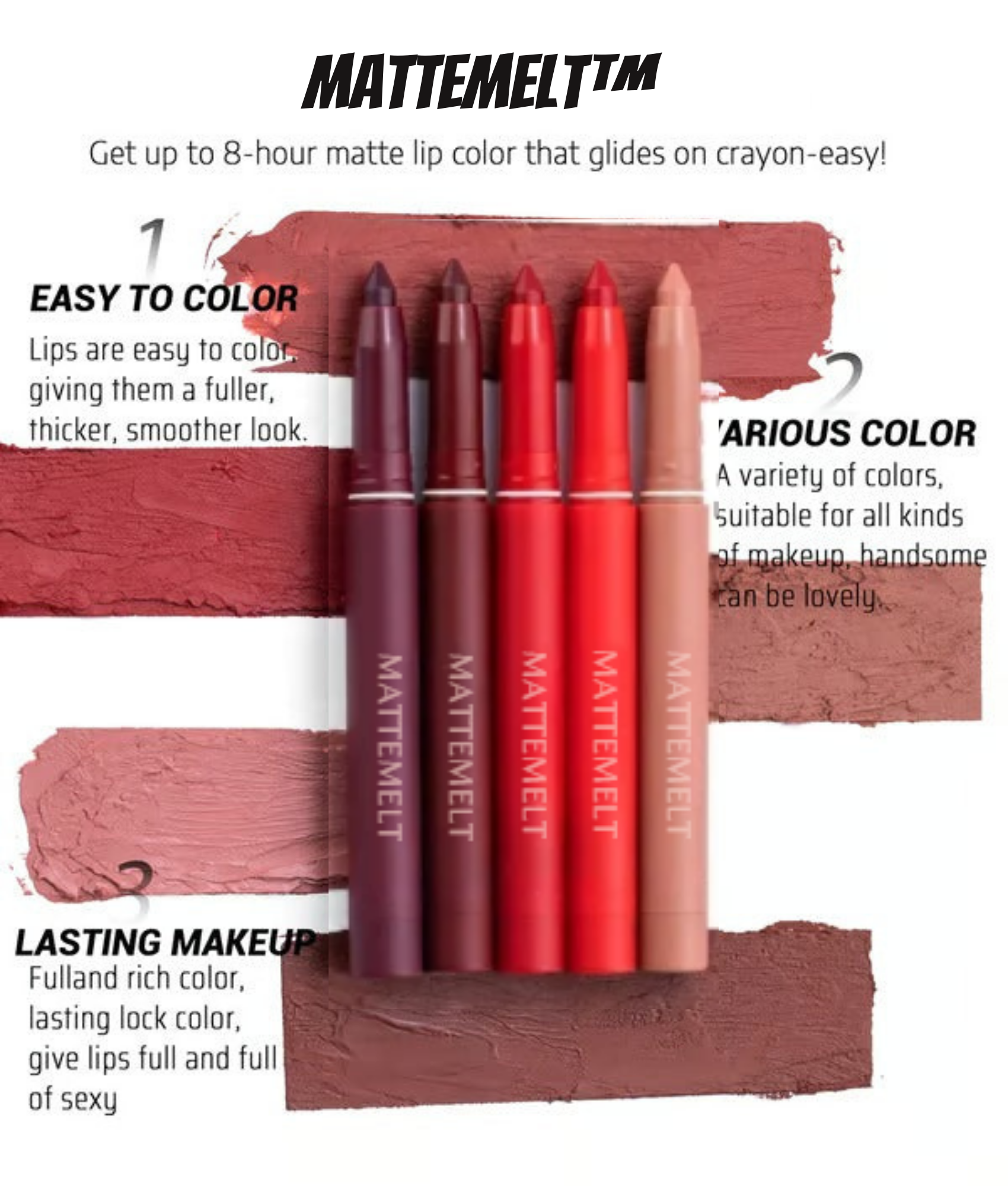 MatteMelt™ / Rotating Matte Lip Pencil