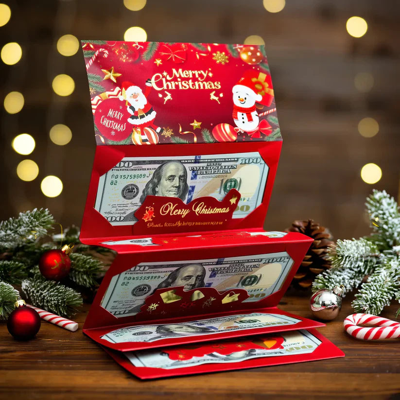 MerryMoney™ / Christmas Cash Envelopes – Gift Cash in Style (Buy 1 Get 1 FREE)