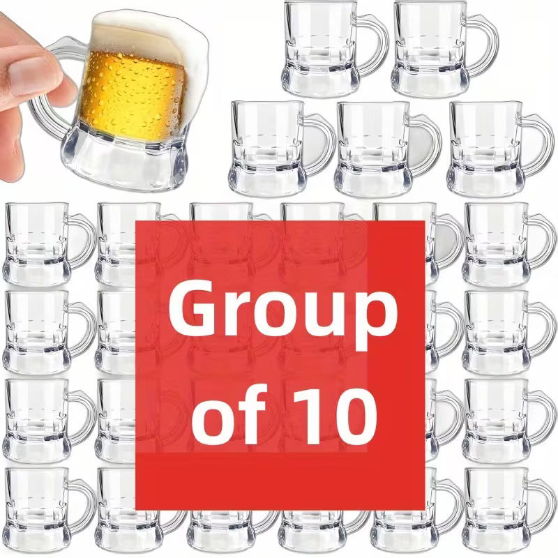 ShotSpot™ / Mini Empty Beer Mug Shot Glass Set (No Alcohol Included)