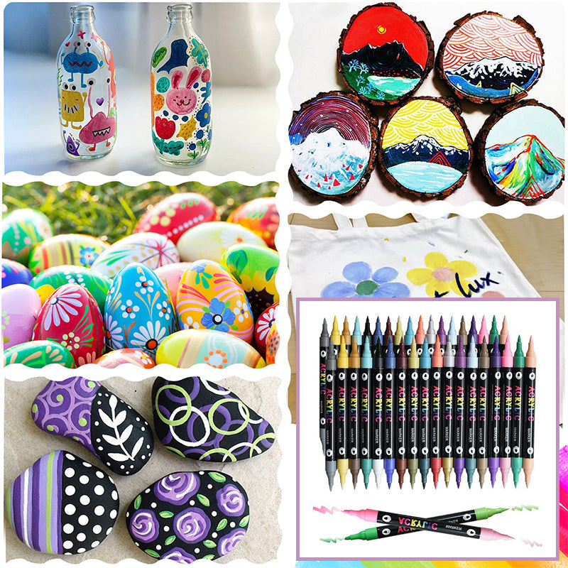 ColorCrafte™ / Acrylic Paint Pens for Vibrant Creations