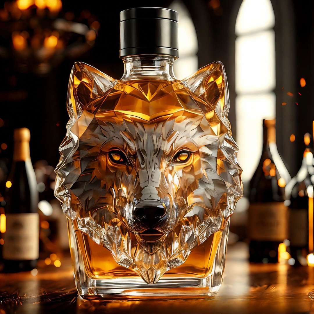 HowlCrown™ / Wolf Whiskey Bottle
