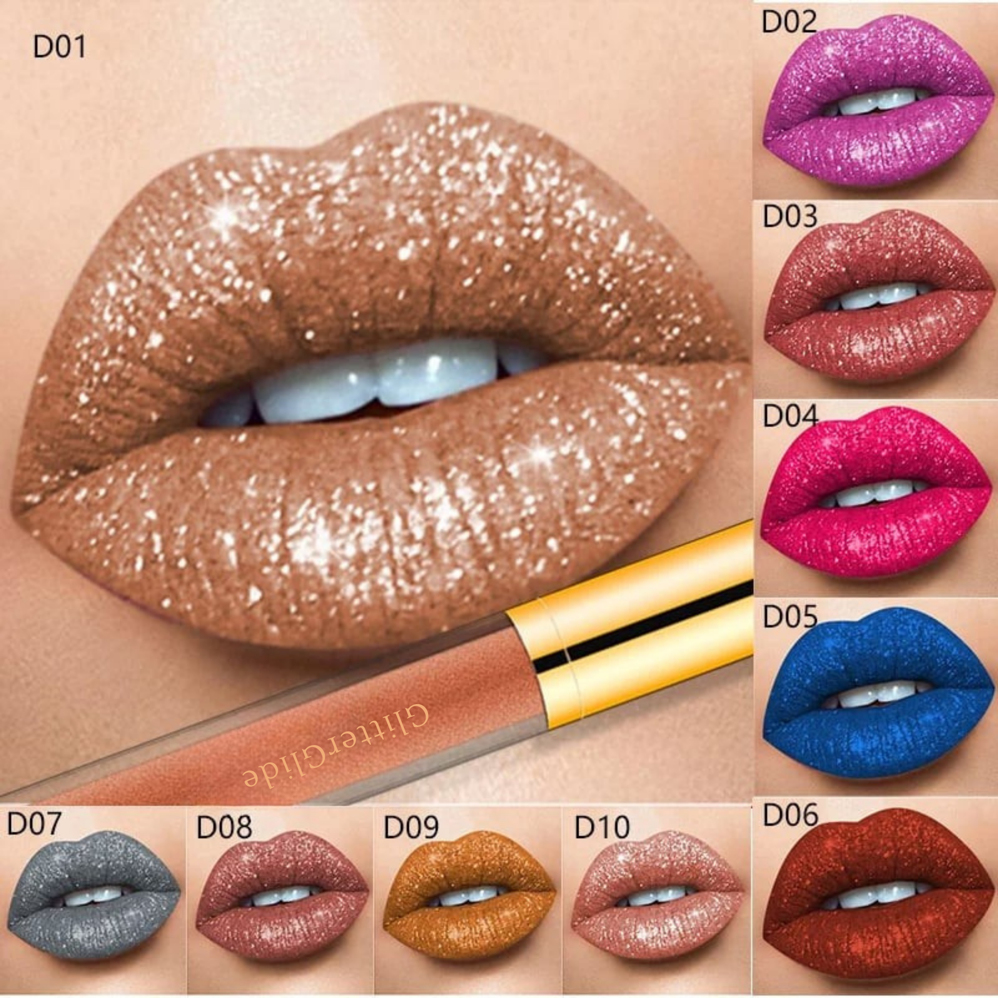 GlitterGlide™ / Diamond Shine Waterproof Lip Gloss
