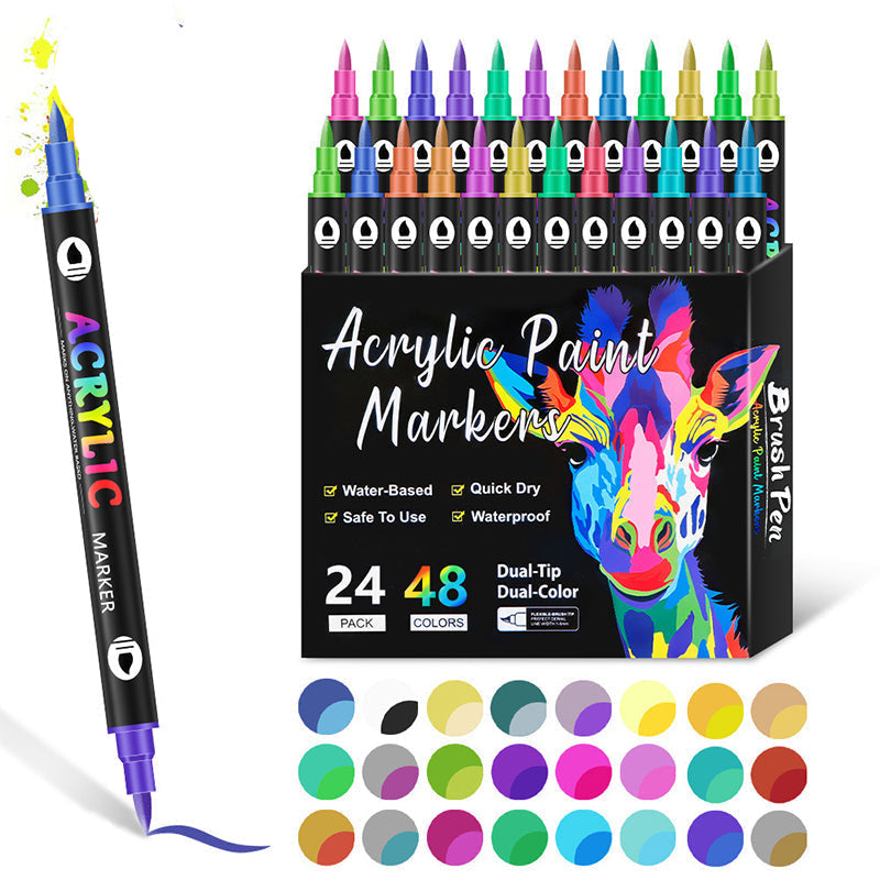 ColorCrafte™ / Acrylic Paint Pens for Vibrant Creations