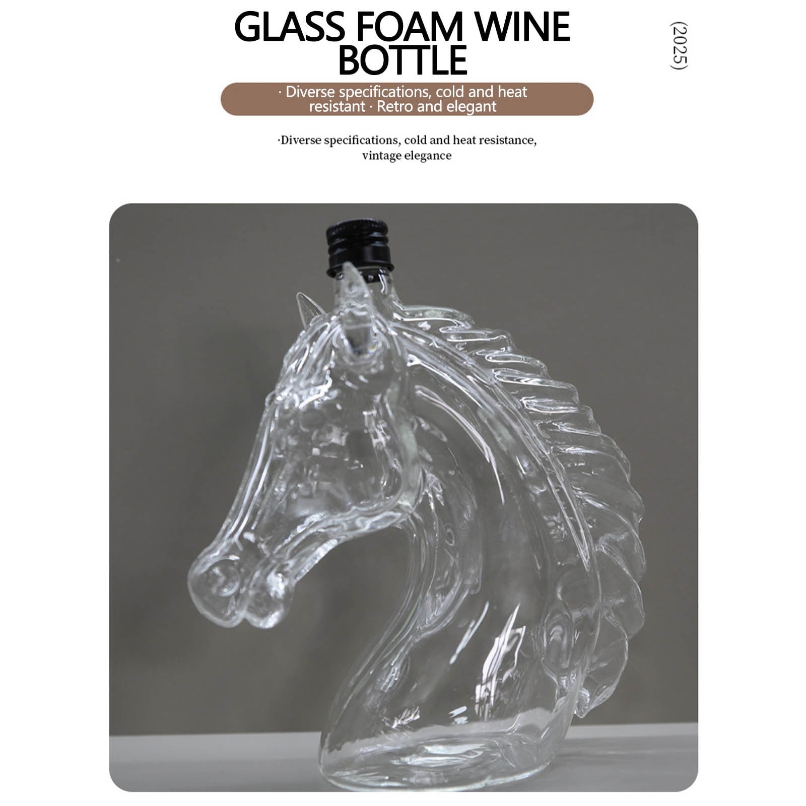 HorseHearth™ / Horse Head Whiskey Decanter