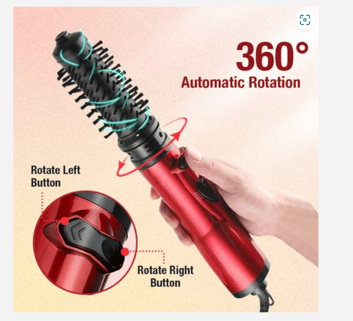 3 - in - 1 Rotating Hot Air - Hair Styler and Dryer | Style with shine, protect your hair - Lovitzo
