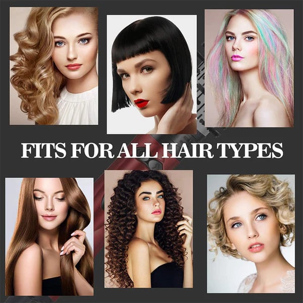 3 - in - 1 Rotating Hot Air - Hair Styler and Dryer | Style with shine, protect your hair - Lovitzo