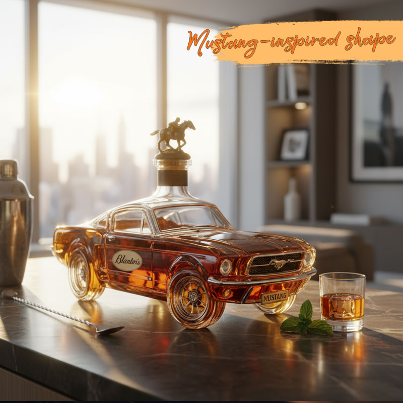 BarBravado™ / Bronco Whiskey Bottle