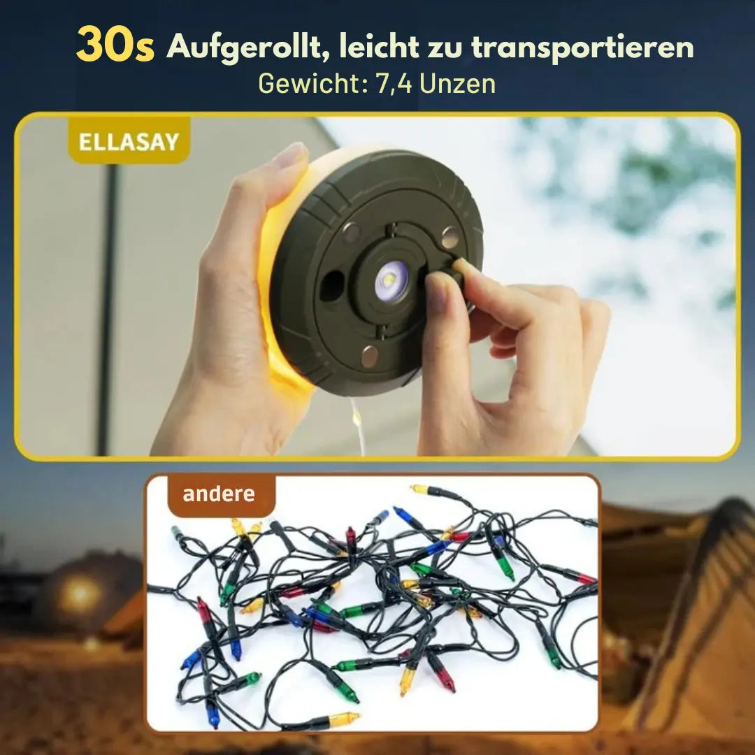 4-in-1 Multi-Function Camping Light – Light, Power & Comfort