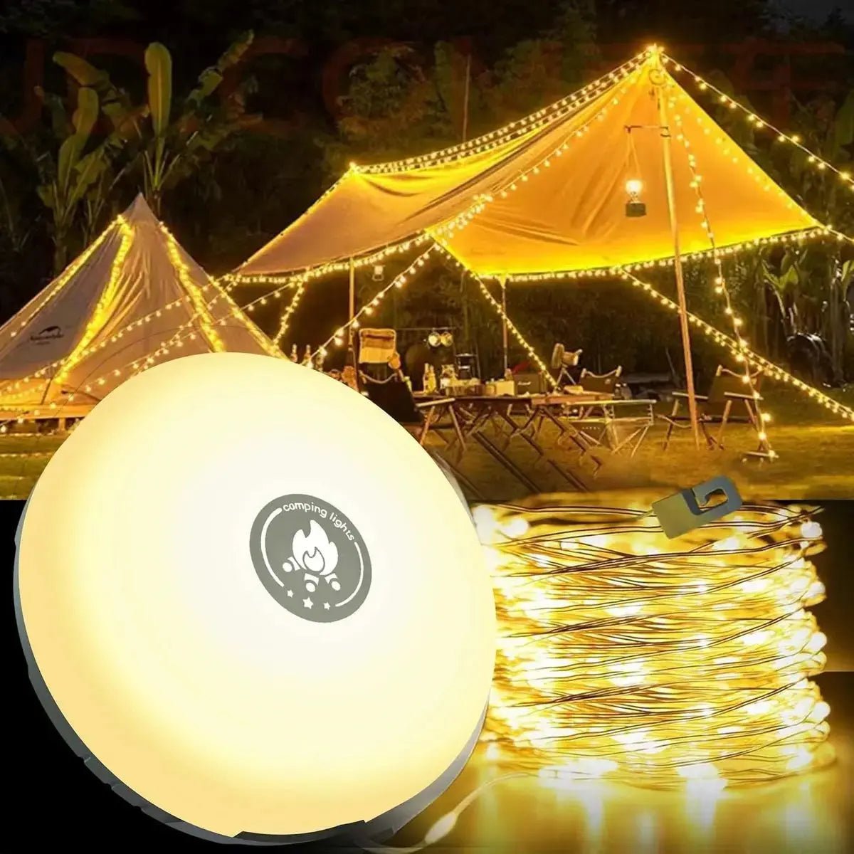 4 - in - 1 Multi - Function Camping Light – Light, Power & Comfort - Lovitzo