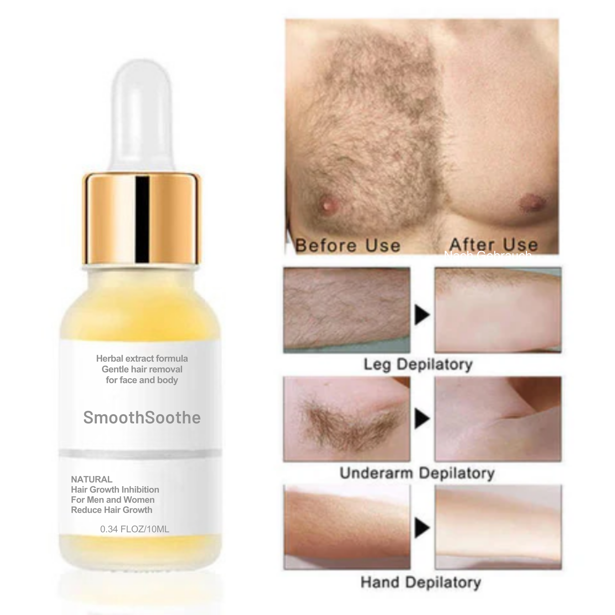 SmoothSoothe™ / Smooth Skin Hair Removal Serum