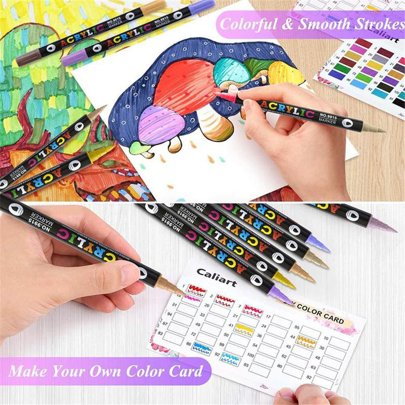 ColorCrafte™ / Acrylic Paint Pens for Vibrant Creations