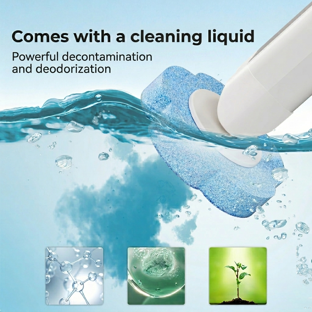 CleanPress – Sistema Desechable para Cepillo de Inodoro