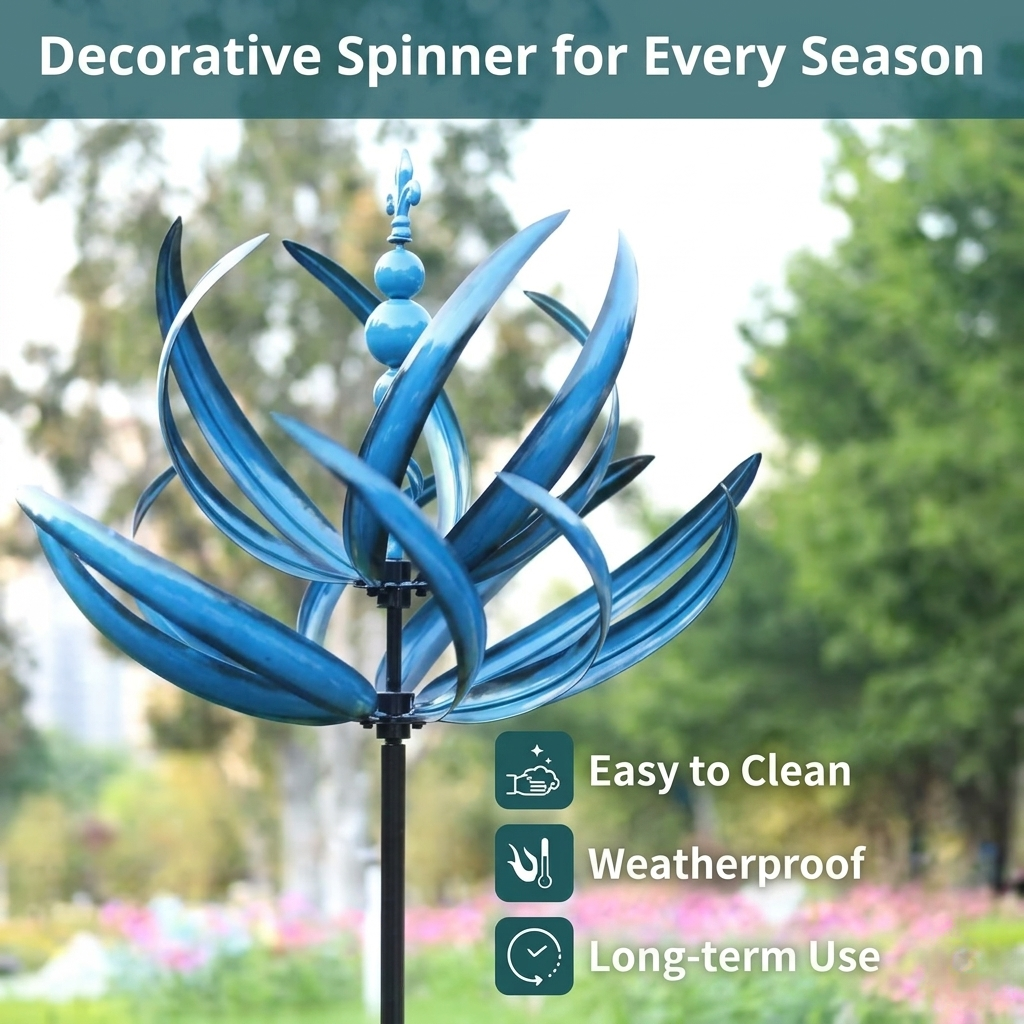 50% Discount | Lotuselle – Elegant Garden Wind Spinner [Last Day Discount] - Lovitzo