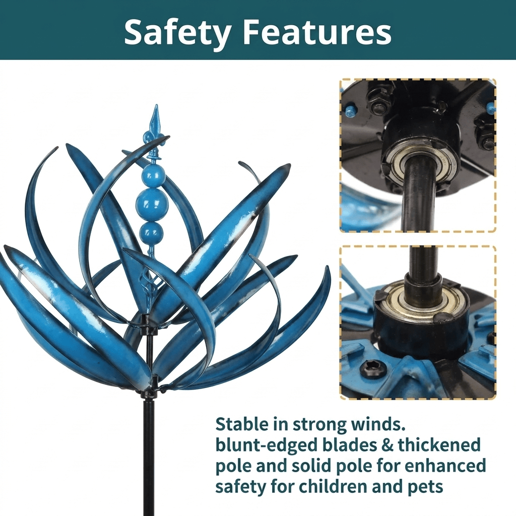 50% Discount | Lotuselle – Elegant Garden Wind Spinner [Last Day Discount] - Lovitzo