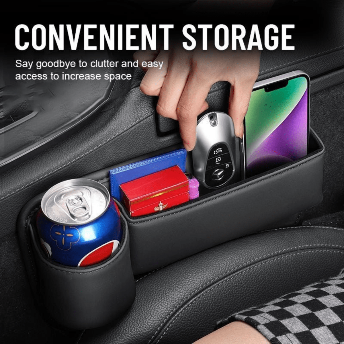 50% OFF LIMITED OFFER | GapMate - Car Seat Gap Storage Organizer - Lovitzo