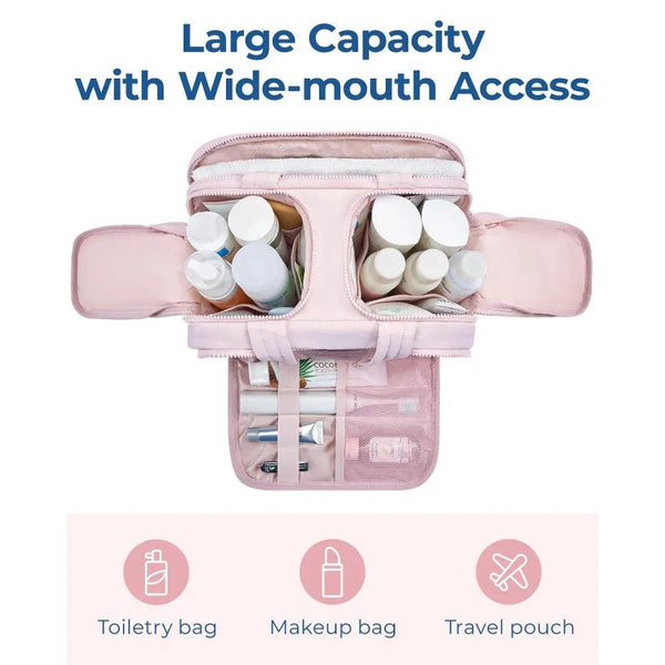 50% OFF LIMITED OFFER | OrganiPack | Designed to Keep Toiletries Upright and Within Reach!