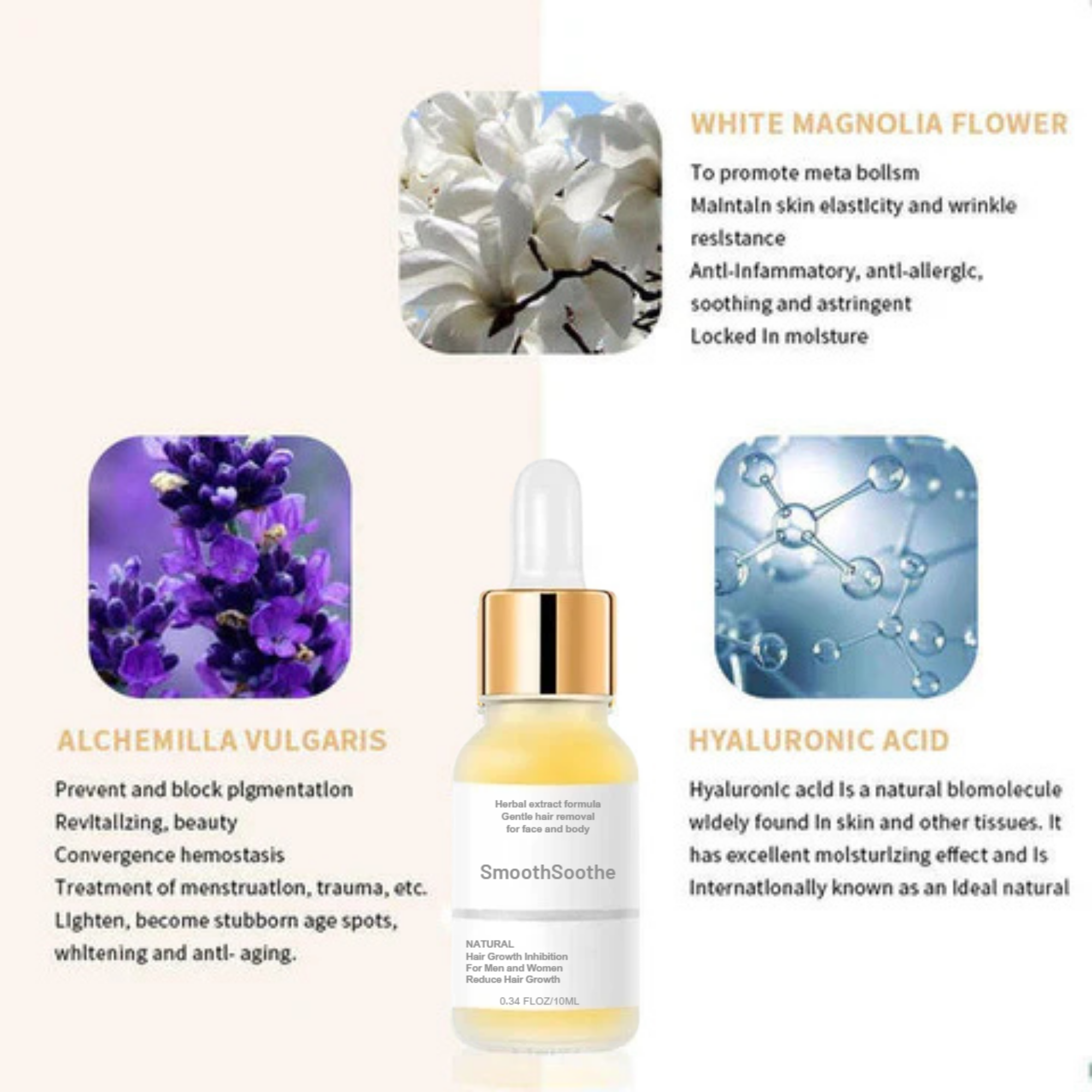 SmoothSoothe™ / Smooth Skin Hair Removal Serum