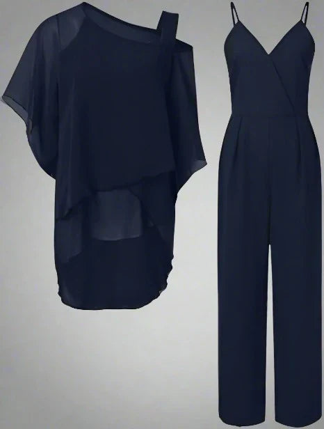 Luxury chiffon set for elegant evenings