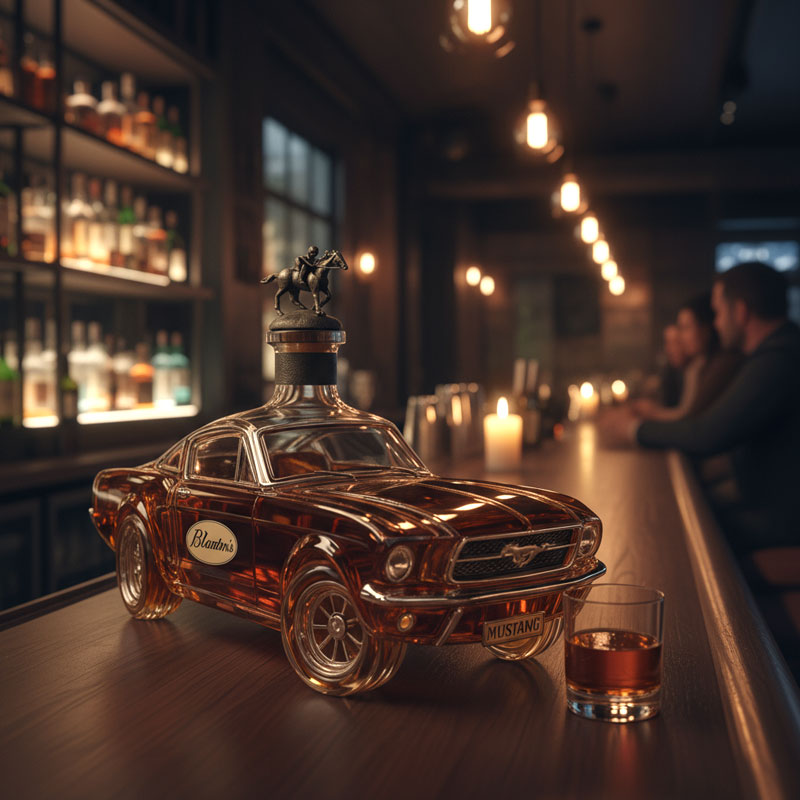BarBravado™ / Bronco Whiskey Bottle