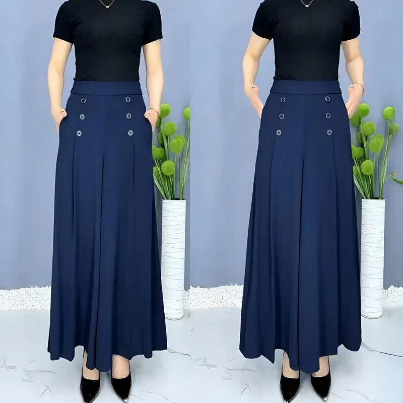 Velisse Elegante Hosen mit weitem Bein - Schmeichelt sofort Ihrer Figur