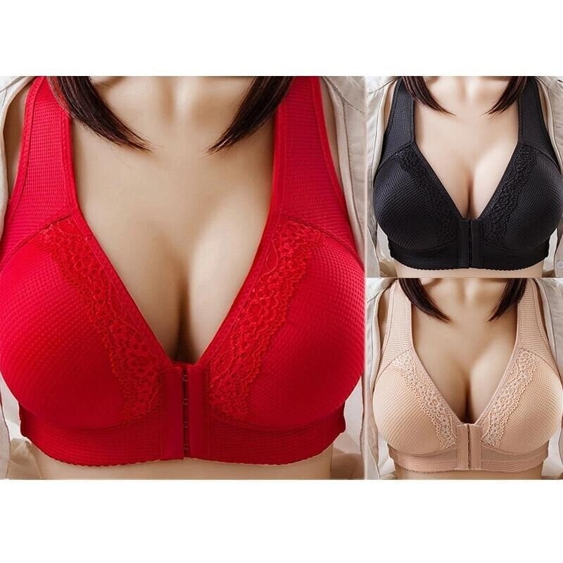 🔥Neuer Plus Size Sexy Push-Up-BH mit Frontverschluss🔥