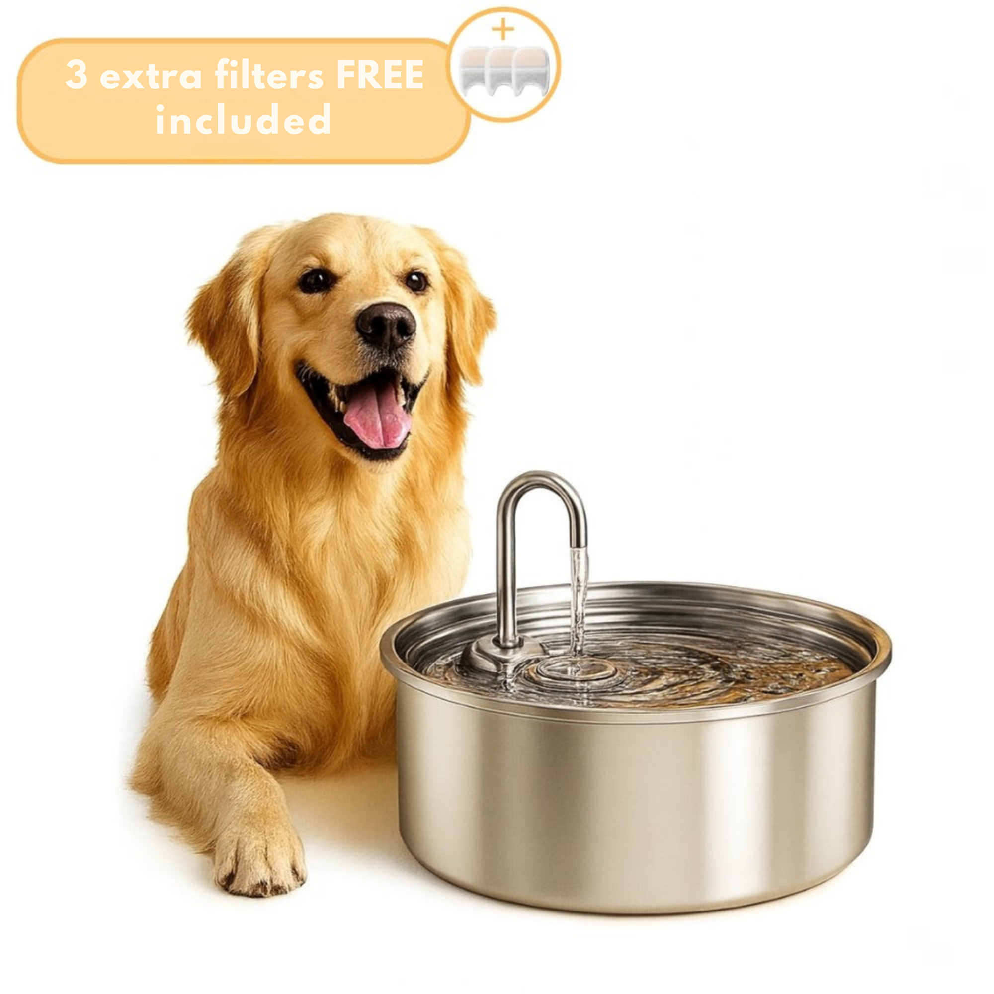 FreshFountain™ / Antibacterial Drinking Fountain with Filtration