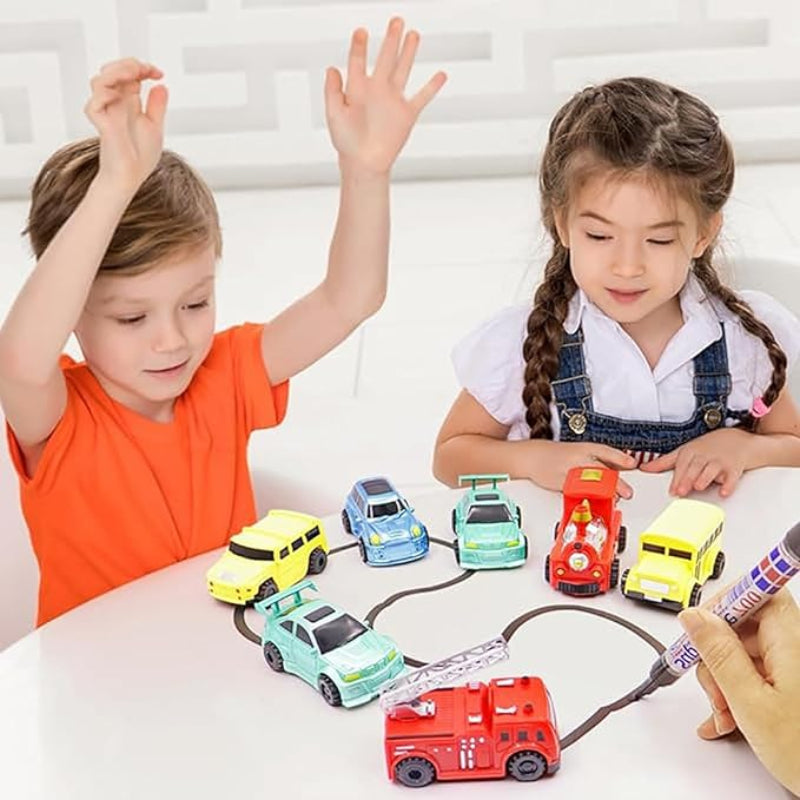 The magical car that follows your drawings as if by magic