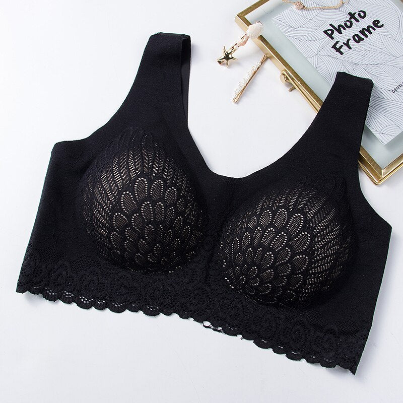 CurveLuxe - Wireless Seamless Latex Bra (Buy 1, Get 1 for FREE)