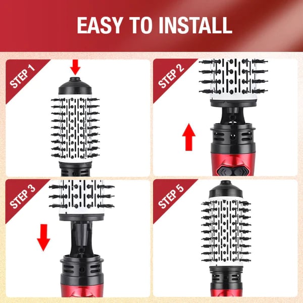 3-in-1 Rotating Hot Air-Hair Styler and Dryer | Style with shine, protect your hair