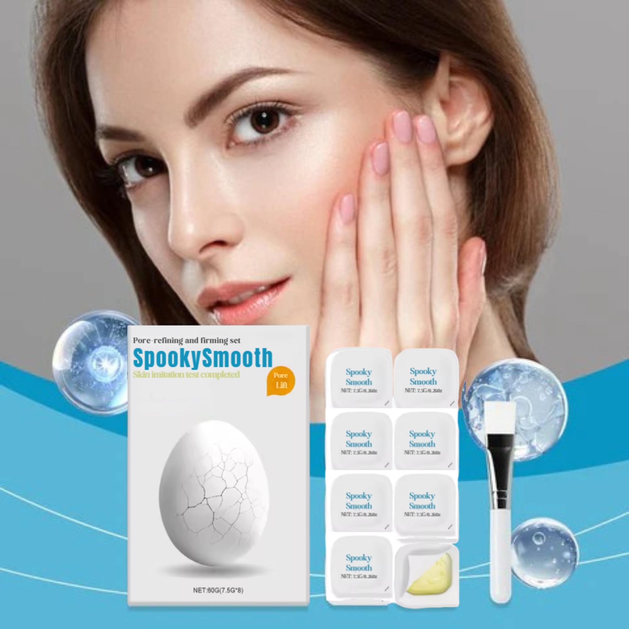 SpookySmooth™ / Hydrating Face Mask for Skin Repair