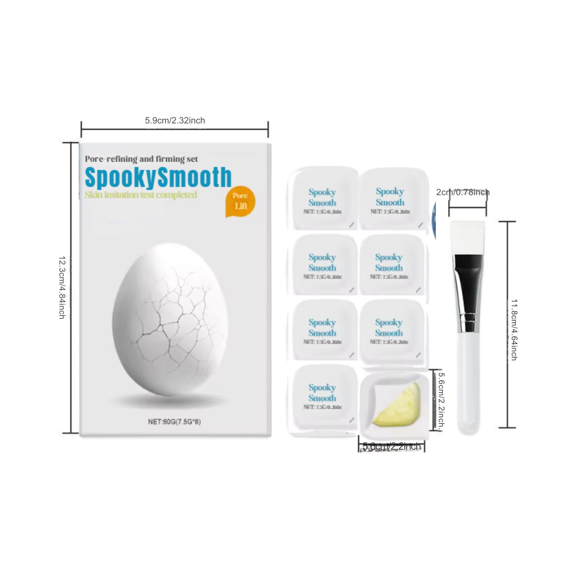 SpookySmooth™ / Hydrating Face Mask for Skin Repair