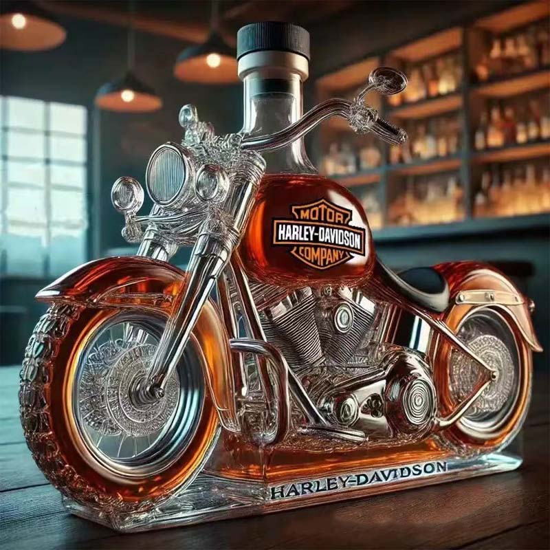 MotoMemento™ / Creative Glass Motorcycle Wine Bottle