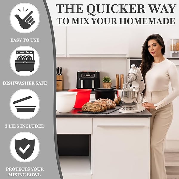 SilicoSwift - Silicone Liner Attachment for Tilt Head Mixers