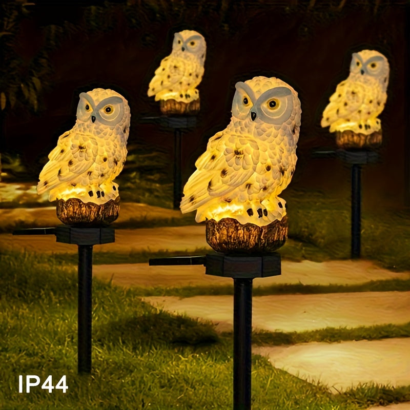 OwlGlow™ / Solar-Powered Resin Led Owl Light