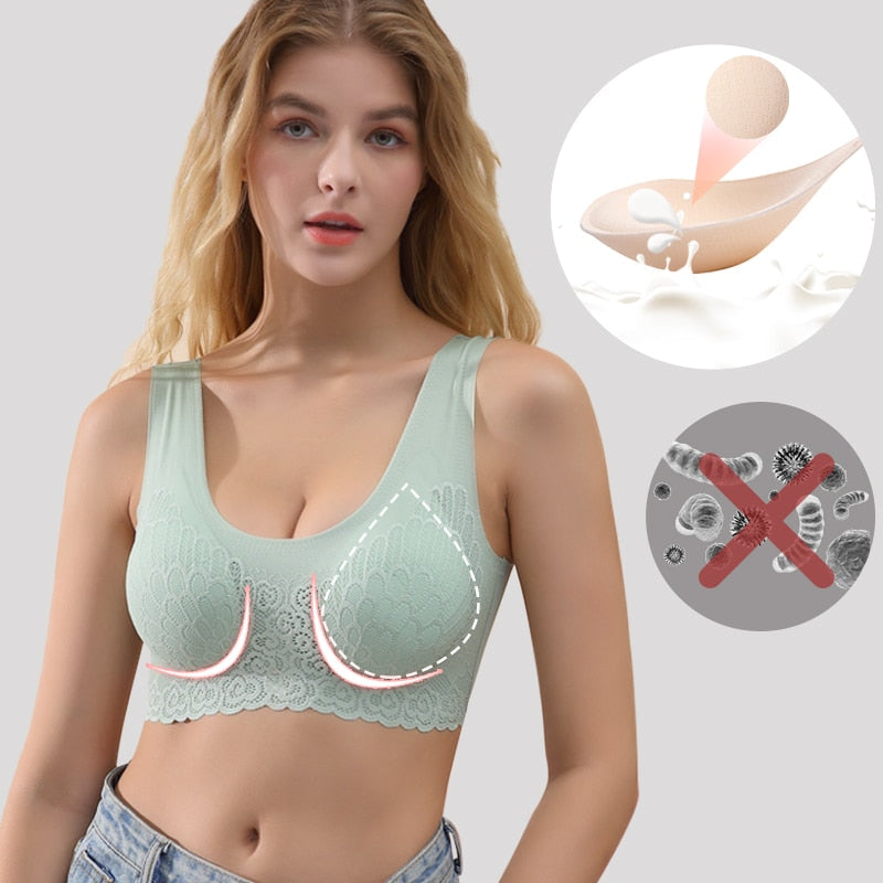 CurveLuxe - Wireless Seamless Latex Bra (Buy 1, Get 1 for FREE)
