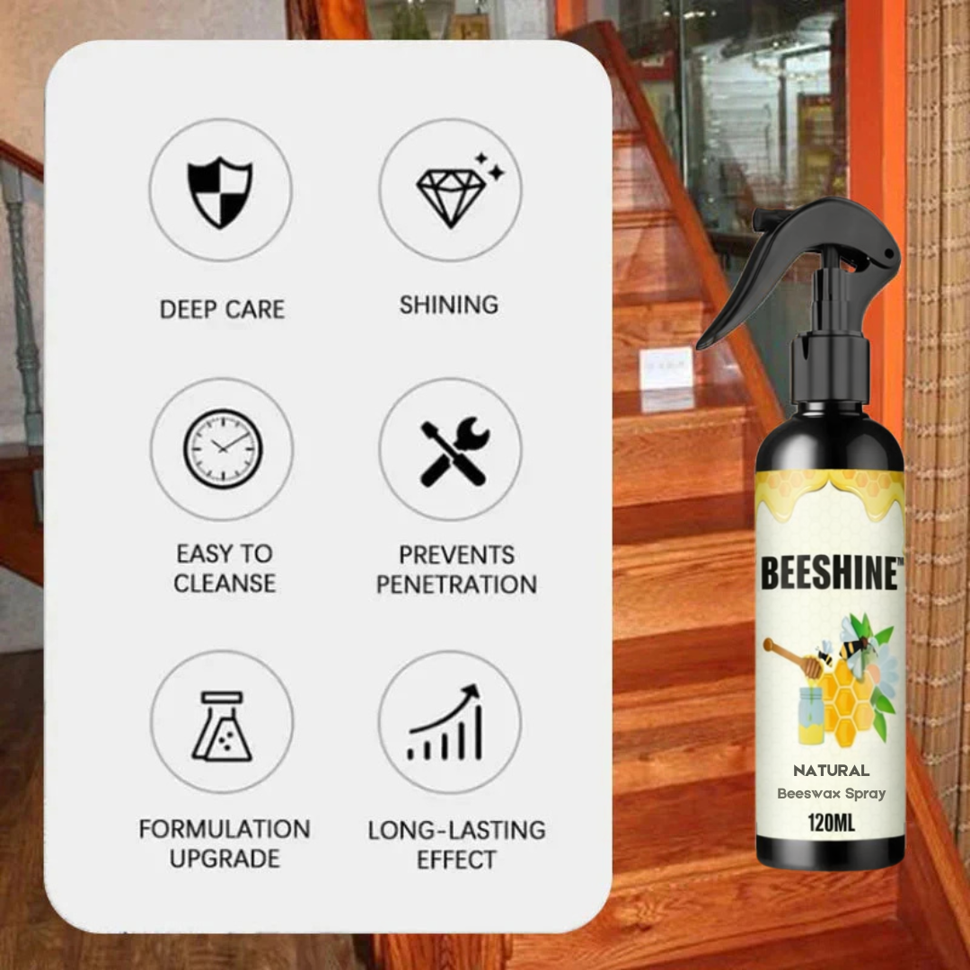 BeeShine™ / Natural Beeswax Spray for Instant Wood Revival