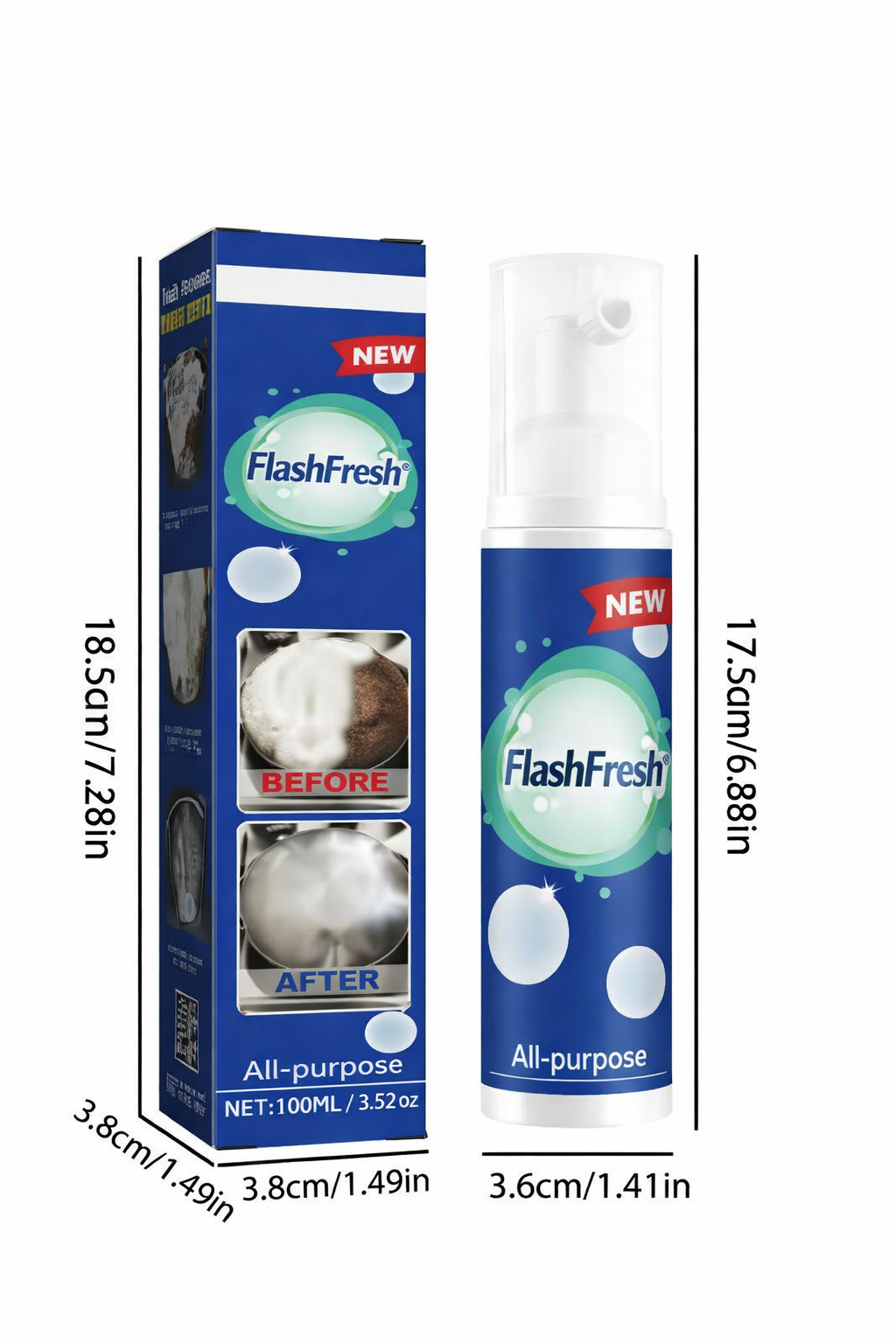 FlashFresh - Spülmittelfreies Spray für jede Oberfläche