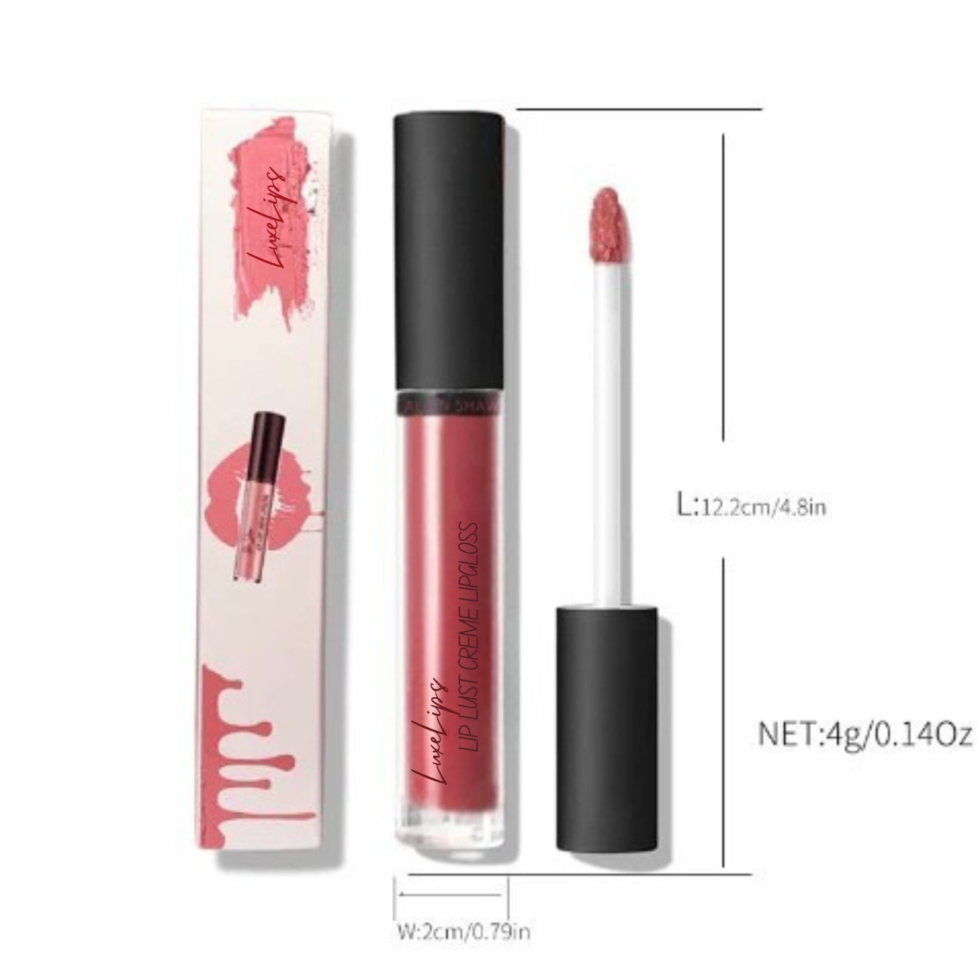 LuxeLips™ / Ultimate 12-Color Cream Lipstick Set - Color that Lasts All Day!