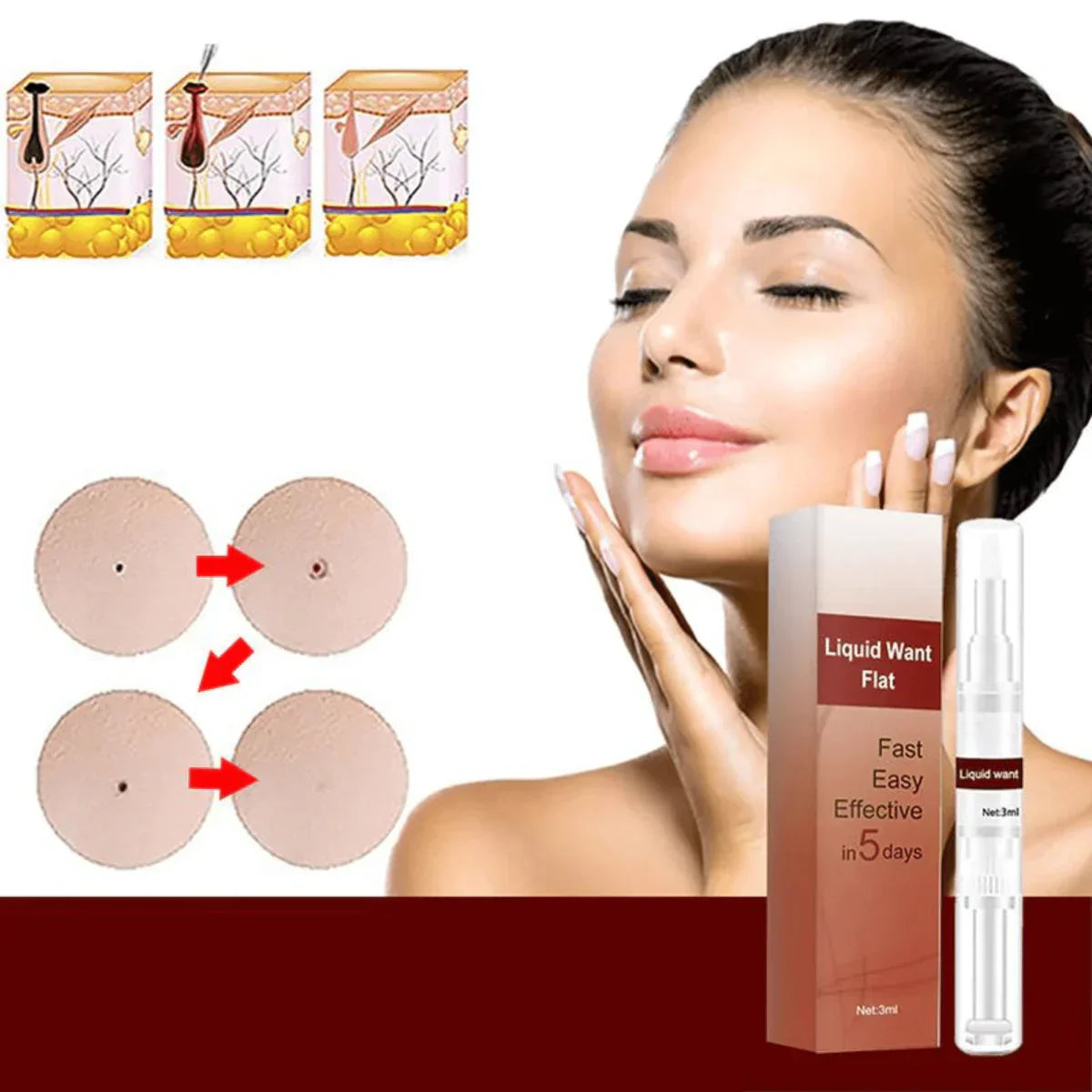 Nourishing Skin Serum with Tea Tree Oil & Herbal Extracts | Supports Clear Skin & Healthy Complexion