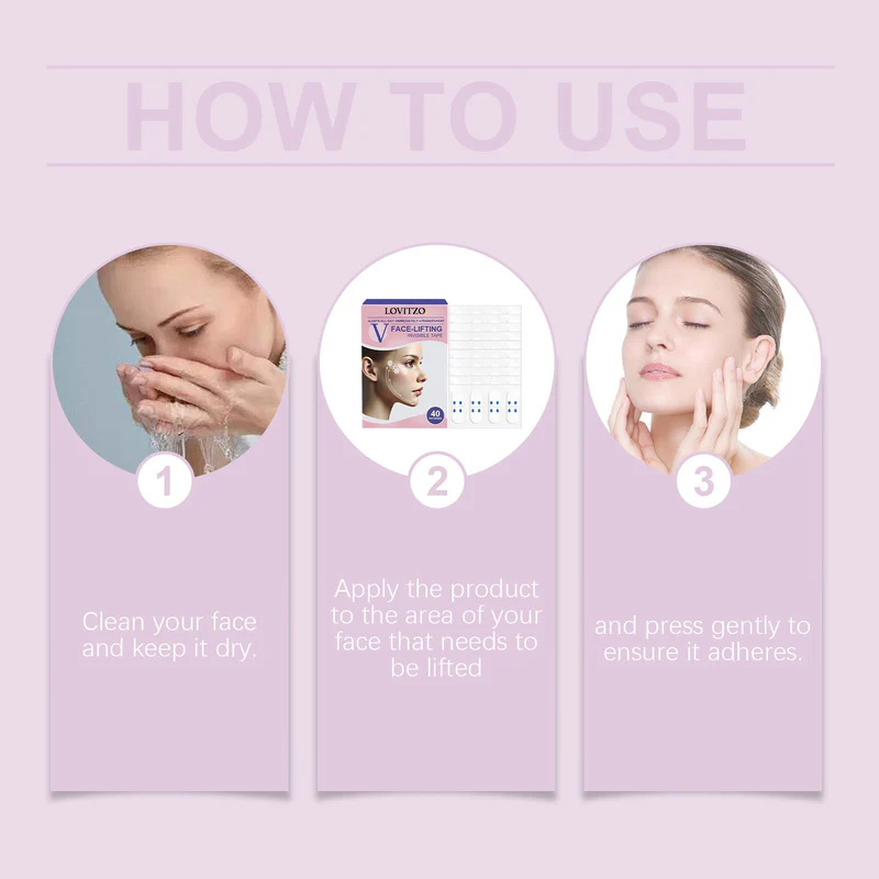 Lovitzo Invisible Face Lift Tape