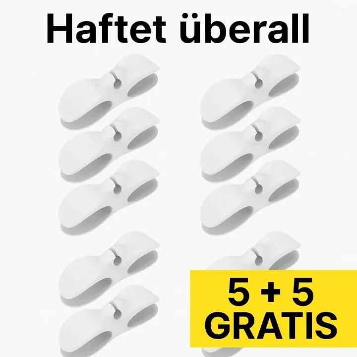 Cable Organizer 10-Piece Set – Tidy Up Without Drilling & Save Double