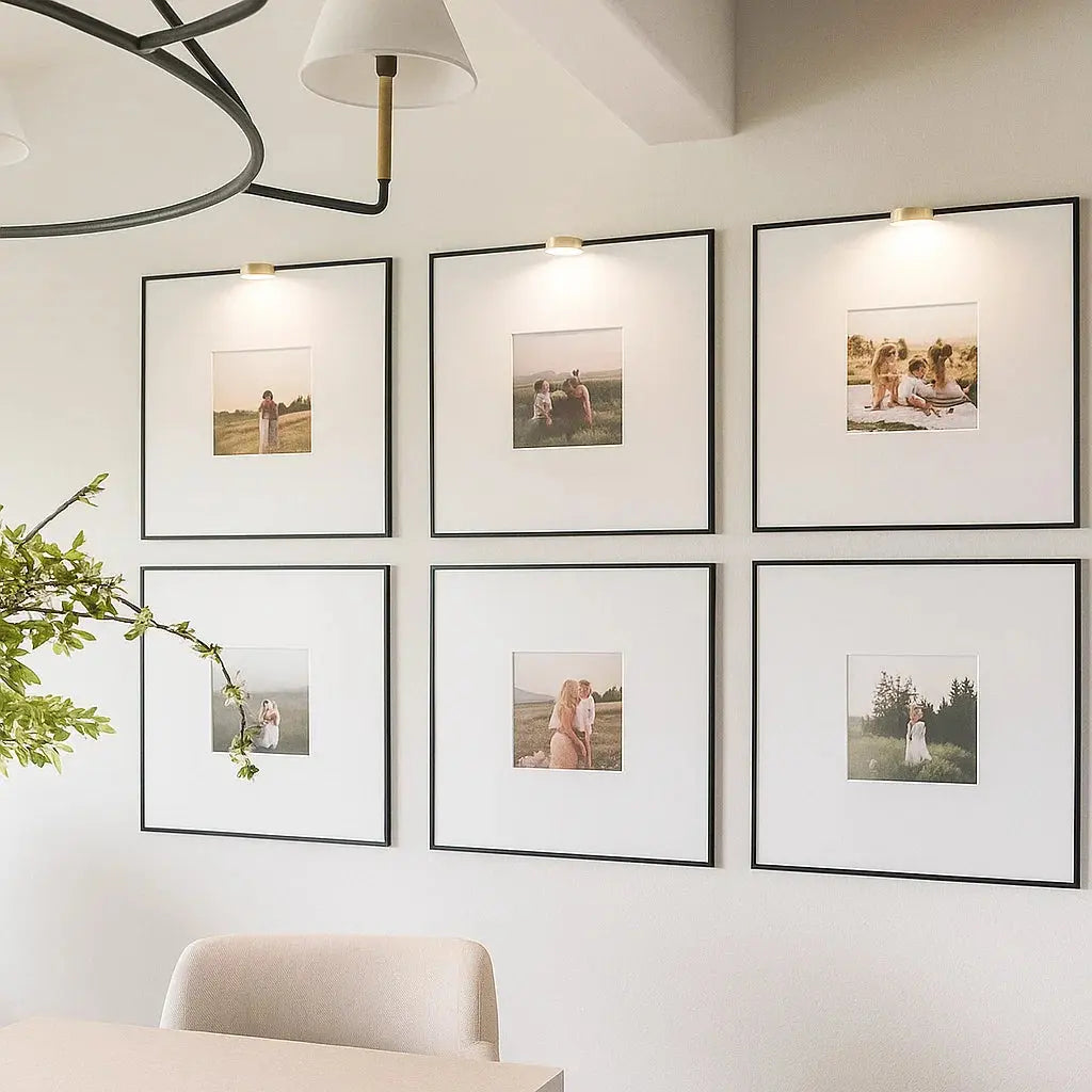 Wireless LED Picture Light – Magnetic, Dimmable & Mounted in Seconds