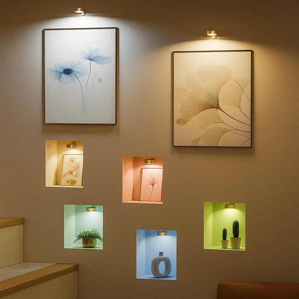 Wireless LED Picture Light – Magnetic, Dimmable & Mounted in Seconds