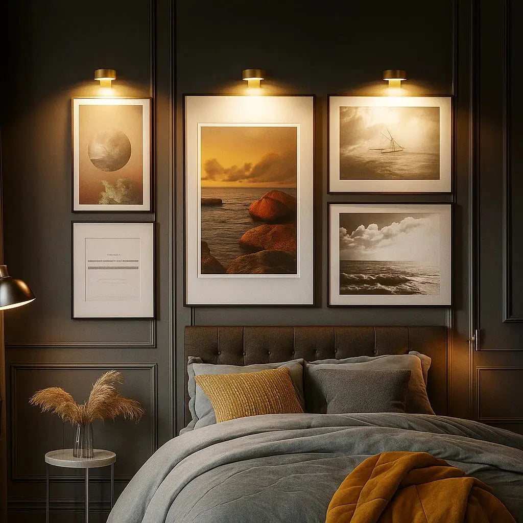 Wireless LED Picture Light – Magnetic, Dimmable & Mounted in Seconds